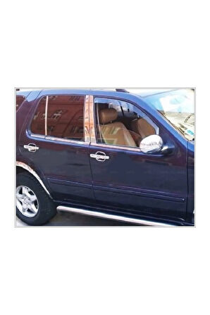 Mercedes ml W163 Krom Cam Çıtası 6 Parça 1998-2005 Arası Paslanmaz Çelik