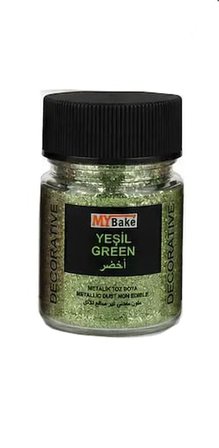 PUL YALDIZ  METALİK MY BAKE GIDA DIŞI 10 GR YEŞİL