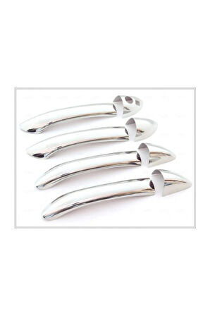 Mercedes Benz C Klasse Uyumlu W203 Krom Kapı Kolu 4 Kapı 2000-2007 P. Çelik