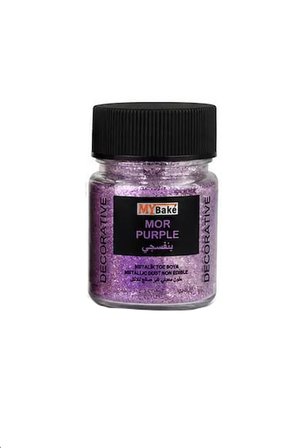 PUL YALDIZ  METALİK MY BAKE GIDA DIŞI 10 GR MOR