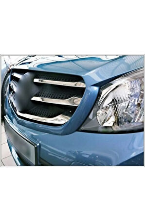Mercedes Citan Krom Ön Panjur 5 Prç. 2013-2020 Paslanmaz Çelik