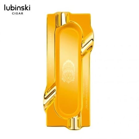 Lubinski Yeni Stil Uzun Dörtlü Puro Küllüğü Sarı LB-823
