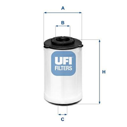 Psa Yakıt Filtresi Boxer Jumper III 2.0hdi 15> (oe) - Ufı 26.h2o.03