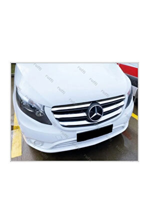 Mercedes Vito W447 Krom Ön Panjur 5 Prç 2020-2023 Geniş Model Paslanmaz Çelik