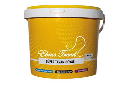 EBRUS TREND SÜPER TAVAN BOYASI BEYAZ 10 KG