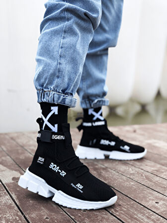 ETZr-x700 Tarz Siyah Renk Spor Ayakkabı