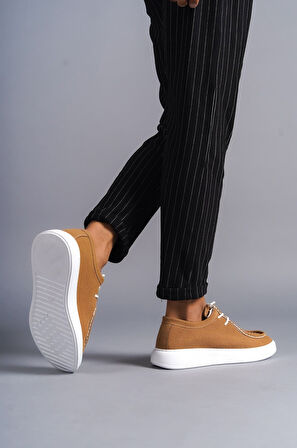 ET170 Tornado Bağcıklı Süet Erkek Günlük Spor Klasik Ayakkabı BT - Taba