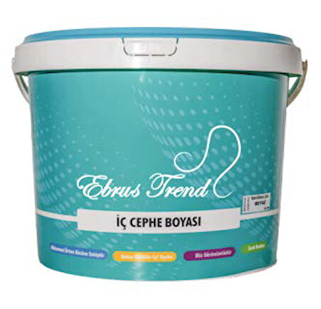 EBRUS TREND 10 kg BEYAZ MAT İÇ CEPHE BOYASI