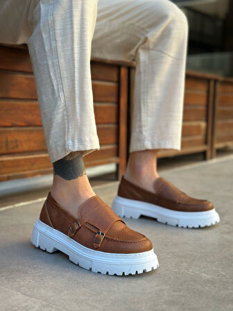 ET0242 Tokalı Klasik Yüksek Taban Taba Erkek Ayakkabı