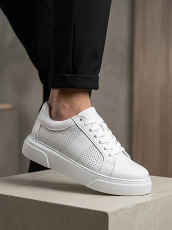 ET0247 Erkek Sneaker Günlük Casual Spor Ayakkabı Beyaz