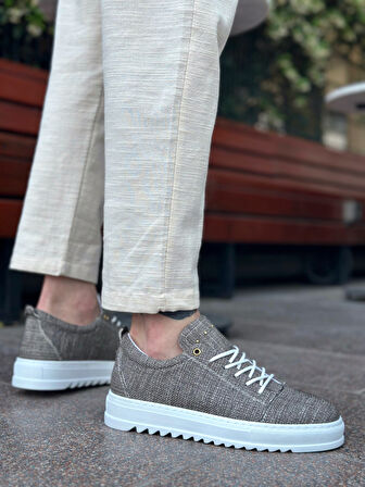 ET0152 Bağcıklı Yüksek Taban Kahve Kırçıllı Erkek Ayakkabı