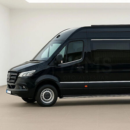 Mercedes Sprinter W907 Krom Cam Çıtası 4 Parça 2018 Ve Üzeri Paslanmaz Çelik