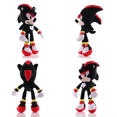 ES66088 Sonic Boom Hedgehog & Arkadaşları Figür Peluş Oyuncak  Shadow Hedgehog Dev Boy 45 cm.