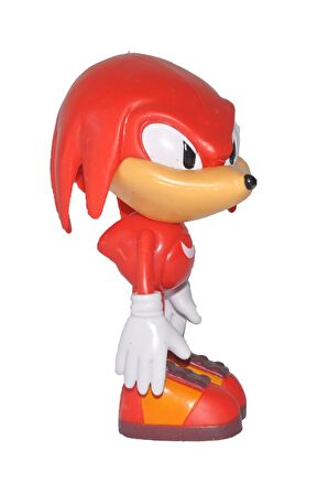 Sonic Hedgehog Kirpi Sonic Anime Karakter Figür Eklemli Silikon Oyuncak Kırmızı Ekidne Knuckles 16cm