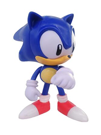 Sonic Hedgehog Kirpi Sonic Anime Karakter Figür Eklemli Silikon Oyuncak Klasik Mavi Sonic 1 16 cm.