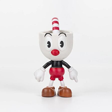 Fincan Kafalar Cuphead Mugman Ms. Chalice Devil King Dice Elder Kettle 6’lı Oyuncak Karakter Seti