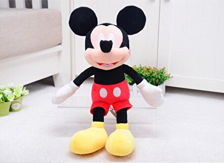 Miki Fare Mickey Mouse Minnie Mouse Figür Peluş Oyuncak Uyku & Oyun Arkadaşı Orta Boy 30 cm.