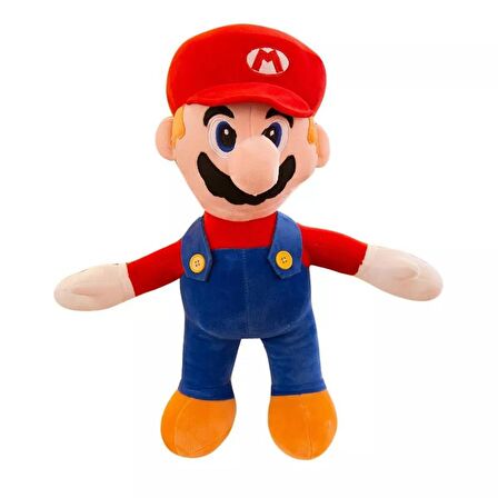 İthal Kumaş Efsane Süper Mario Kardeşler Mario Luigi Peluş Oyuncak Uyku & Oyun Arkadaşı 40 cm.