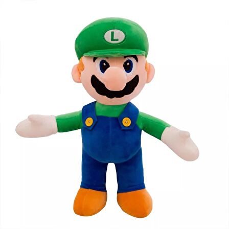 İthal Kumaş Efsane Süper Mario Kardeşler Mario Luigi Peluş Oyuncak Uyku & Oyun Arkadaşı 40 cm.