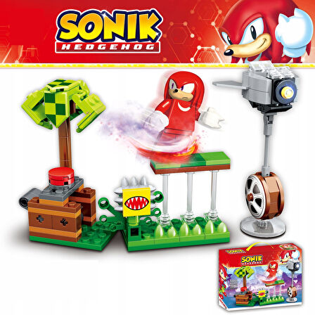 ES52003 Lego Uyumlu Kirpi Sonic Knuckles Blok Yapı Oyuncağı Mini Figür Oyuncak Seti 180 Parça