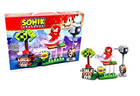 ES52003 Lego Uyumlu Kirpi Sonic Knuckles Blok Yapı Oyuncağı Mini Figür Oyuncak Seti 180 Parça