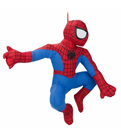İthal Kumaş Örümcek Adam Spiderman Figür Peluş Oyuncak Uyku & Oyun Arkadaşı Büyük Boy 35 cm. MDL B