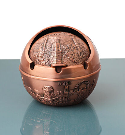 Lüks Yöresel Motifli Döküm Küllük Kül Tablası Para Anahtar Yuvası Biblo Hediyelik Dekoratif Ürün 11 