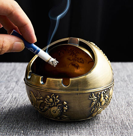 Lüks Yöresel Motifli Döküm Küllük Kül Tablası Para Anahtar Yuvası Biblo Hediyelik Dekoratif Ürün 11 