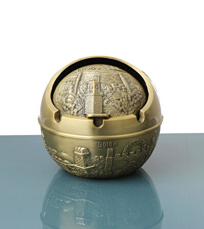 Lüks Yöresel Motifli Döküm Küllük Kül Tablası Para Anahtar Yuvası Biblo Hediyelik Dekoratif Ürün 11 