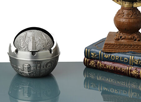 Lüks Yöresel Motifli Döküm Küllük Kül Tablası Para Anahtar Yuvası Biblo Hediyelik Dekoratif Ürün 11 