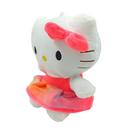 İthal Kumaş Hello Kitty Sanrio Peluş Karakter Figür Oyuncak Uyku & Oyun Arkadaşı Büyük Boy 25 cm.