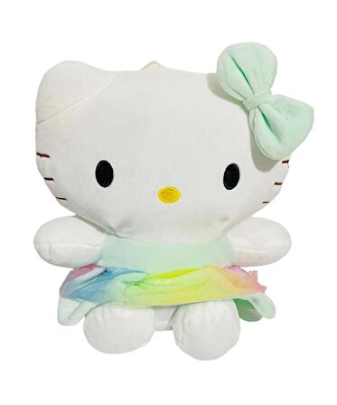 İthal Kumaş Hello Kitty Sanrio Peluş Karakter Figür Oyuncak Uyku & Oyun Arkadaşı Büyük Boy 25 cm.