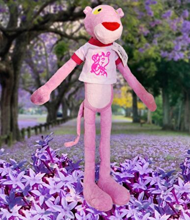 İthal Kumaş Efsane The Pink Panther Pembe Panter Figür Peluş Oyuncak Oyun & Uyku Arkadaşı 45 cm.