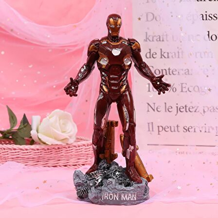 Iron Man Tony Stark Avengers Koleksiyon Karakter Figür Biblo Dekoratif & Özel Hediyelik Ürün MDL A