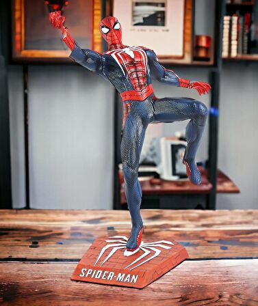 Spiderman Örümcek Adam PS4 Edition 3 Boyutlu Aksiyon Karakter Figür Oyuncak ve Dekoratif Biblo 30 cm