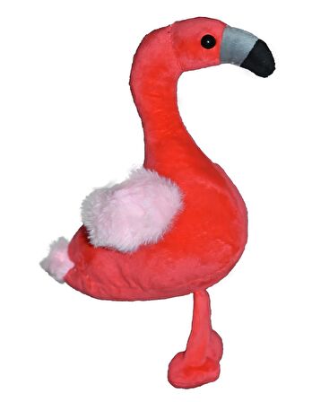 İthal Kumaş Yumuşak Dokulu Hawaii Flamingo Parti Süsleme Peluş Oyuncak Oyun & Uyku Arkadaşı 25 cm.