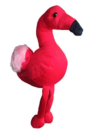 2 Adet İthal Kumaş Yumuşak Dokulu Hawaii Flamingo Parti Süsleme Peluş Oyuncak Oyun & Uyku Arkadaşı