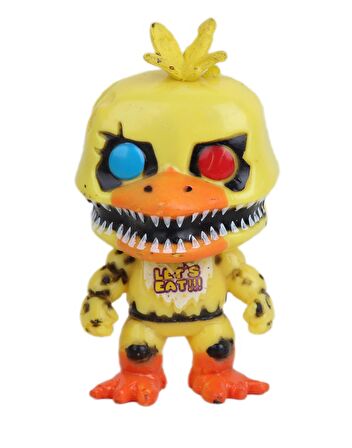 Five Nights at Freddy's FNAF Pop Stil Sesli & Işıklı Koleksiyon Figür Oyuncak Chica 11 cm.