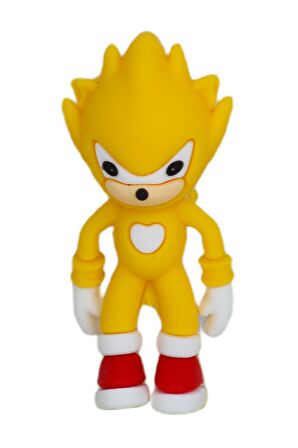 Kirpi Sonic Arkadaşları Süper Sonic Vegeta Werehog Knuckles Robot Metal Sonic 6lı Figür Oyuncak Seti