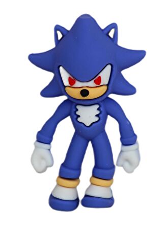 Kirpi Sonic Arkadaşları Süper Sonic Vegeta Werehog Knuckles Robot Metal Sonic 6lı Figür Oyuncak Seti