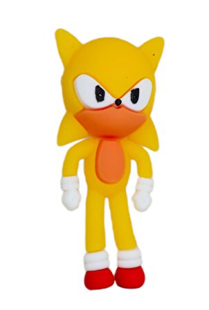 Kirpi Sonic Arkadaşları Süper Gold Sonic Shadow Silver Sonic Knuckles 6lı Karakter Figür Oyuncak Set