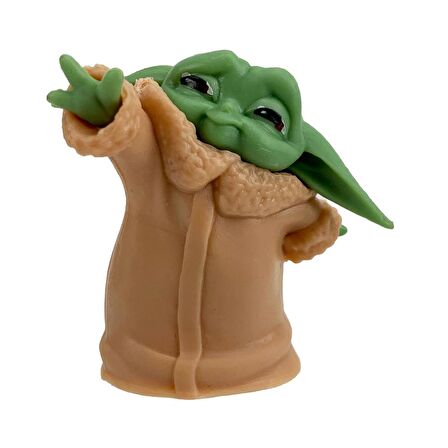 The Mandalorian Baby Yoda Grogu Bebek Yoda Aksiyon Figür Oyuncak Seti 5 Yoda Figürü Bir Arada Set B