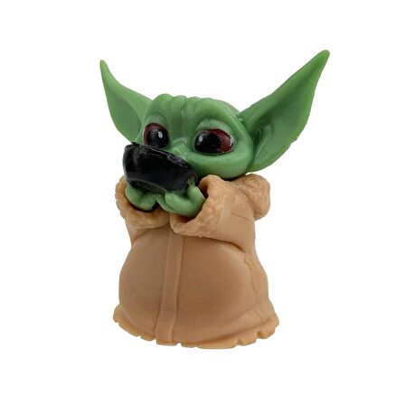 The Mandalorian Baby Yoda Grogu Bebek Yoda Aksiyon Figür Oyuncak Seti 5 Yoda Figürü Bir Arada Set C