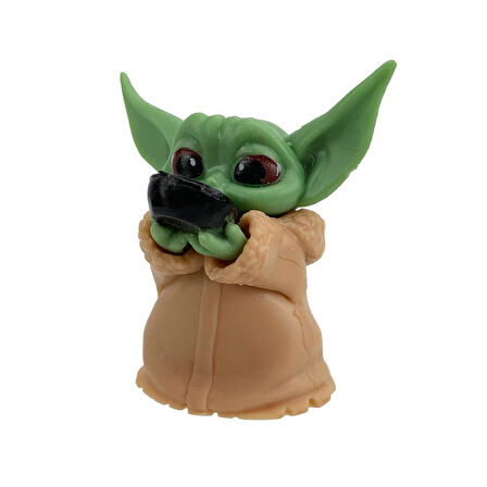 The Mandalorian Baby Yoda Grogu Bebek Yoda Aksiyon Figür Oyuncak Seti 3 Yoda Figürü Bir Arada Set D