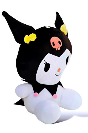 İthal Kumaş My Melody Kuromi Hello Kitty Sanrio Peluş Oyuncak Oyun & Uyku Arkadaşı Büyük Boy 45 cm.