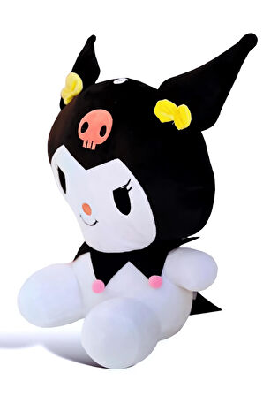 İthal Kumaş My Melody Kuromi Hello Kitty Sanrio Peluş Oyuncak Oyun & Uyku Arkadaşı Büyük Boy 45 cm.