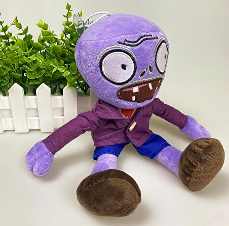 İthal Kumaş Plants vs. Zombies PVZ Serisi Sesli Karakter Figür Peluş Oyuncak Hypnotized Zombie 28 cm