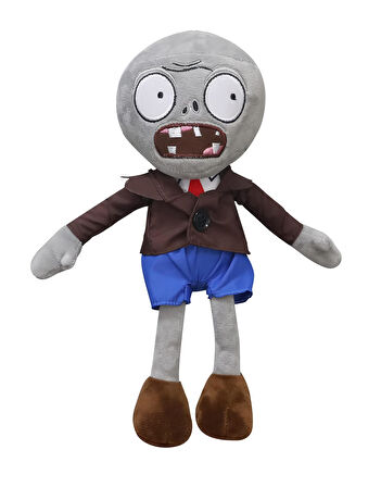 İthal Kumaş Plants vs. Zombies PVZ Serisi Sesli Karakter Figür Peluş Oyuncak Linxin Zombie 28 cm.