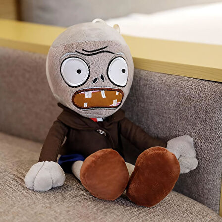 İthal Kumaş Plants vs. Zombies PVZ Serisi Sesli Karakter Figür Peluş Oyuncak Linxin Zombie 28 cm.