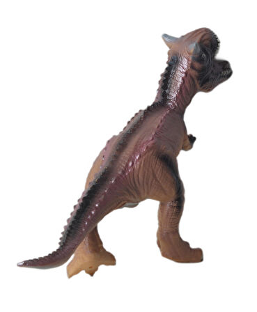 Gerçek Görünümlü Peluş Dolgulu Soft Silikon Kaplı Sesli Kükreyen Dinozor Oyuncak Büyük Boy T-Rex 3